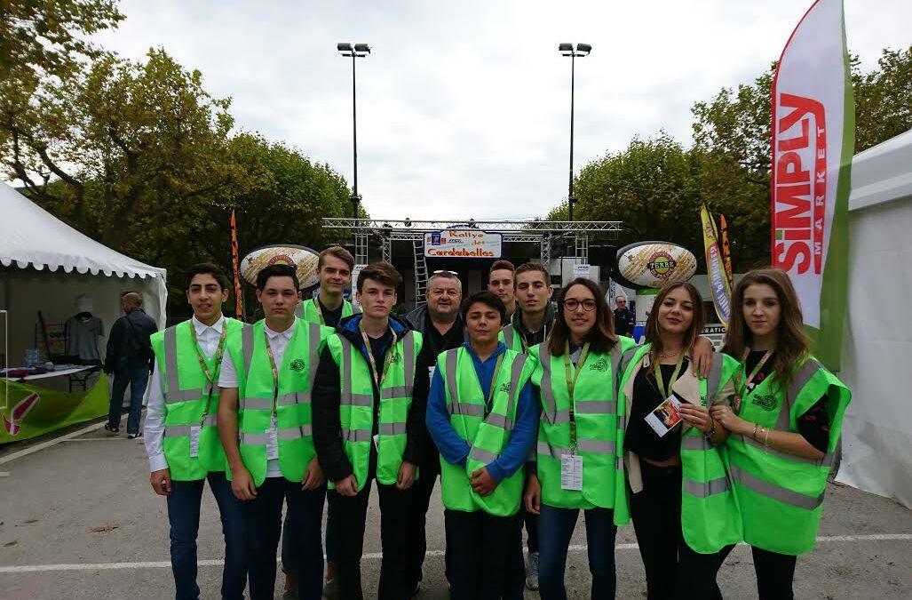 Les élèves de la filière ACCUEIL présents aux rallye des Cardabelles